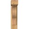 Ekena Millwork Funston Block Rough Sawn Bracket w/ Offset Brace, Western Red Cedar, 6"W x 14"D x 26"H BKT0604X14X26FST05RWR - alternate 2